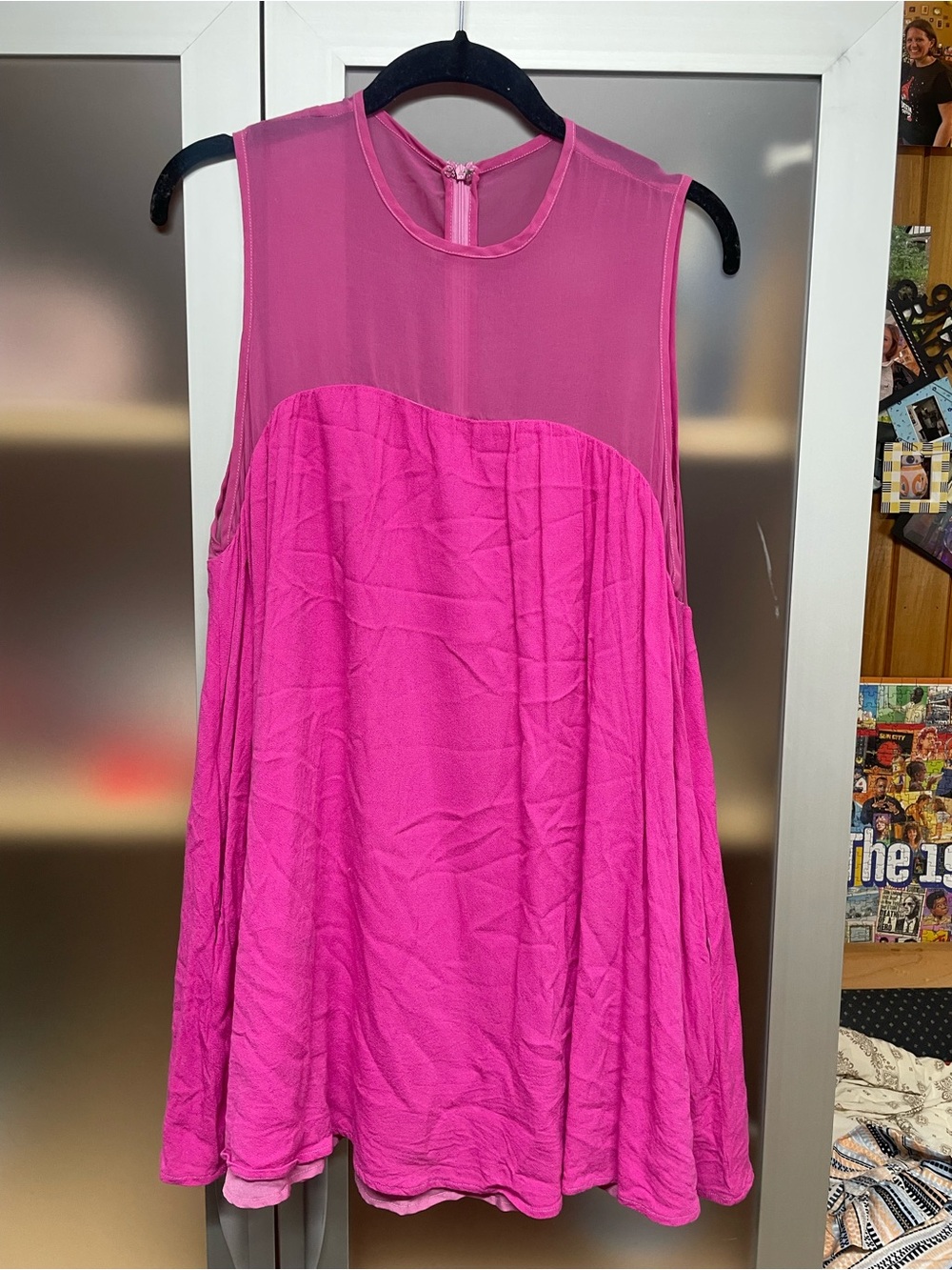 Women’s Tobi Pink Sleeveless Dress, Small